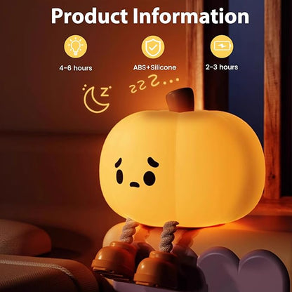 Pumpkin Silicon Lamp