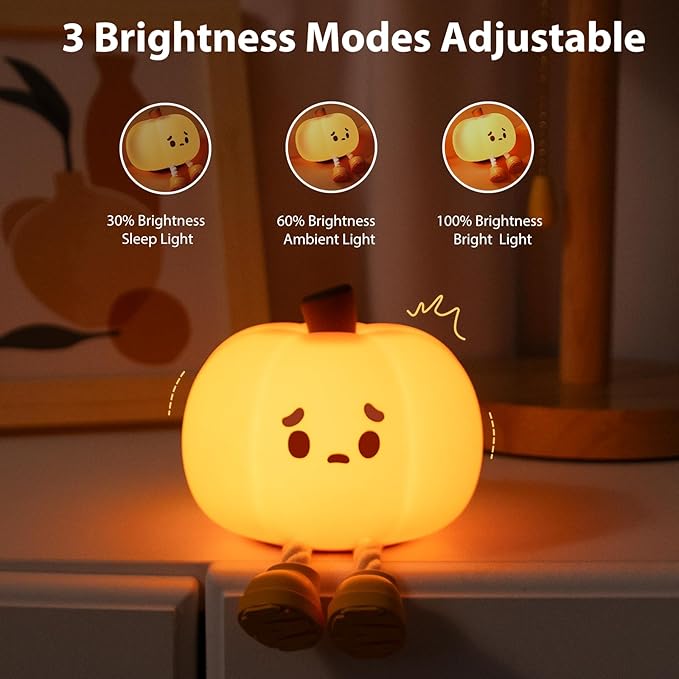 Pumpkin Silicon Lamp